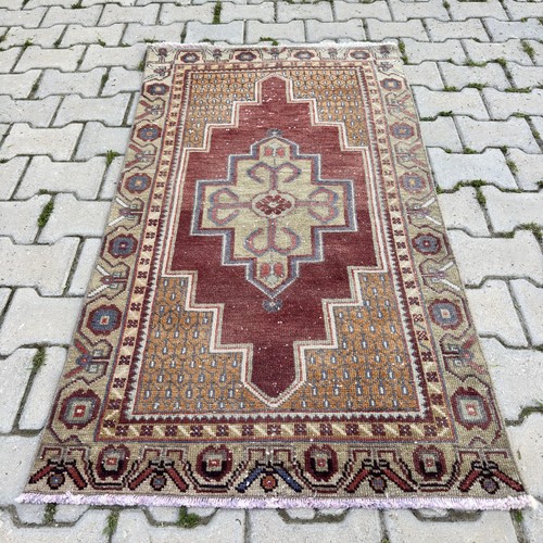 Vintage turkish oushak rug - turkish,