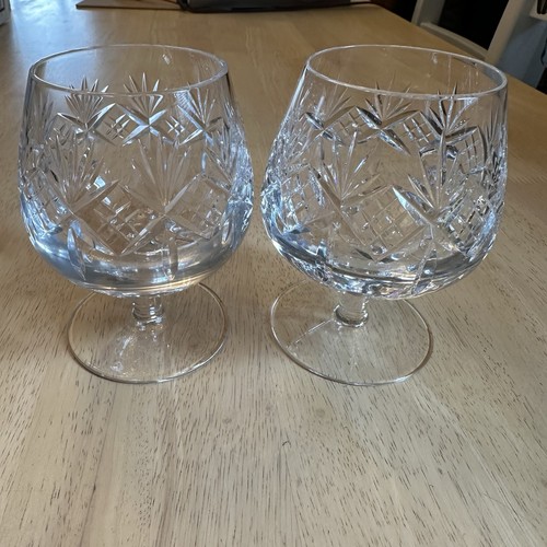 Vintage pair crystal - pair, of