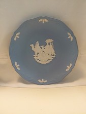 Christmas Plate Dish Wedgwood Blue & White Jasperware 1992 We Three Kings