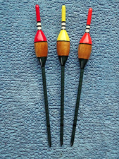 set of three traditional Handmade perch bobber Fishing Floats