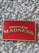 Madness complete - 'complete, madness'