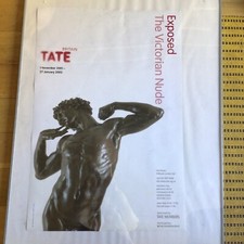 Vintage Exposed Victorian Nude 2001-2002 Tate Art Exhibition UNFRAMED Poster