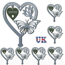 Memorial Plaques for Cemetery, Grave Decor, Metal Stick Garden Ornaments UK...