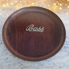 VINTAGE SANENWOOD BASS BEER TRAY AD BASS Breweries ebay uk 10" diameter
