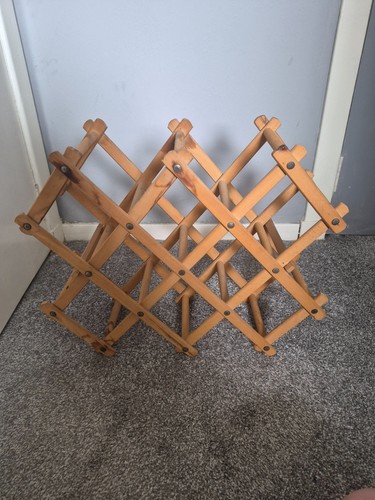 Vintage wine rack - wood, 8