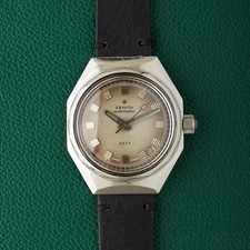 Zenith Defy A3642 Vintage 1970s Automatic Octagonal Diver