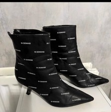 Topshop Indemand Boots Black