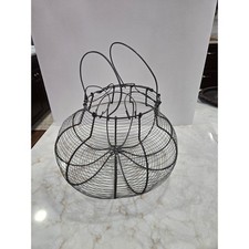 Primitive wire egg basket chic - wire,
