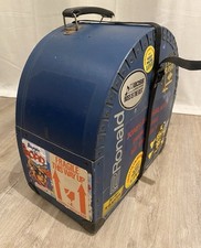 14” Snare Drum Hard Case | Carry Case | Blue | Vintage  (le blond type)
