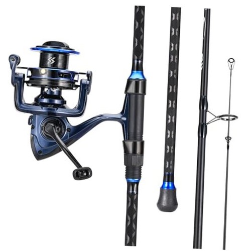 Surf fishing rod and reel - fishing,