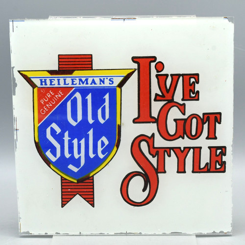 Old style beer carnival glass - carnival,