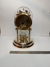 Vintage The Jewellers Collection Mantel Clock Plastic Dome Quartz. West Germany