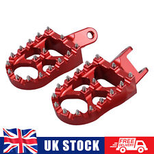 CNC Foot Pegs Footpegs For Honda CR80RB Expert 1996-2002 CR85RB Expert 2003-2007