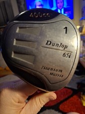 Dunlop 65i Driver, Titanium Matrix 400cc, R/H Men's, R Flex, Graphite Shaft 