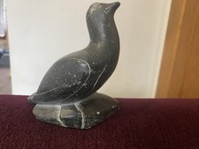 An heavy INUIT  Sea bird. Name+ year engraved On The Bottom. Worth A Browse