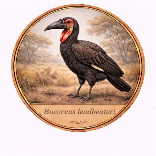 Sticker bird southern - sticker, african