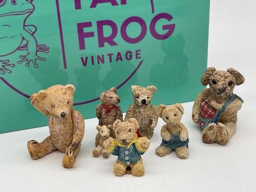 Vintage colour box - box, teddy