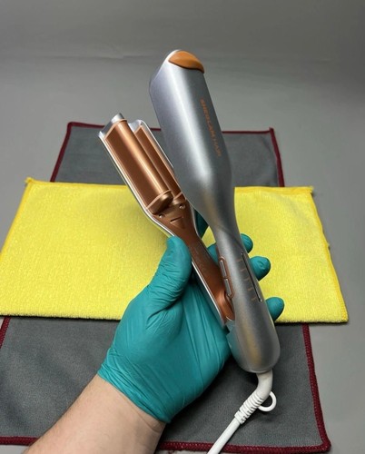 Hair crimper double barrel - crimper,