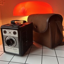 Conway Popular Model box Camera c. 1950 With Case