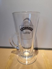 Baileys Latte Glass Hot Chocolate Cappuccino | Excellent Condition 15cm Tall 