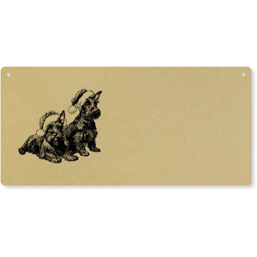 Xmas scottish terriers door - 'xmas,