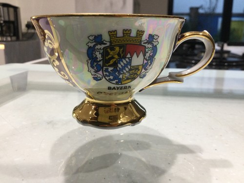 Vintage bavarian cup saucer - bavarian,