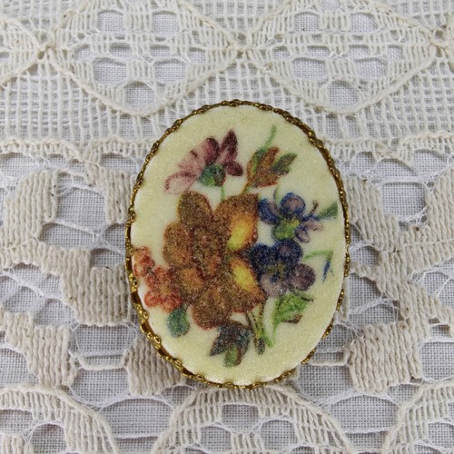 Vintage sugar coated floral - coated,