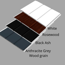 Hollow Soffit Board / UPVC Plastic Panel Ceiling Cladding & Trims 