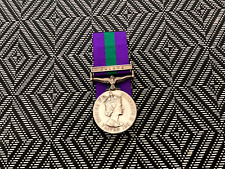 GSM GENERAL SERVICE MEDAL clasp Malaya (ERII) 22199436 Pte C E Smith RAPC