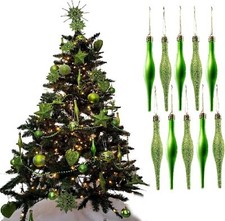 10 Droplet Baubles, Christmas