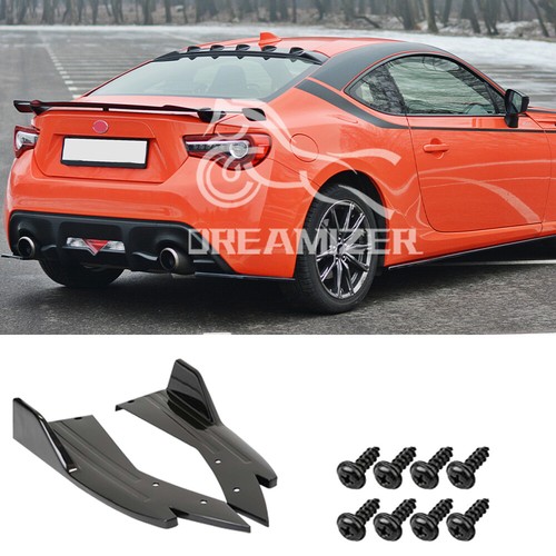 Gloss rear bumper - rear, diffuser