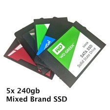 Joblot 5 x Various Brands SSD