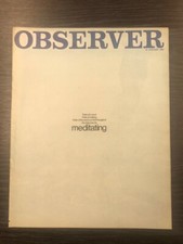 Observer Magazine: Meditation, Fifth Ice Age, 14th January 1968