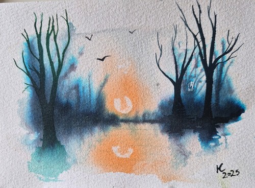 Original watercolour painting - original,