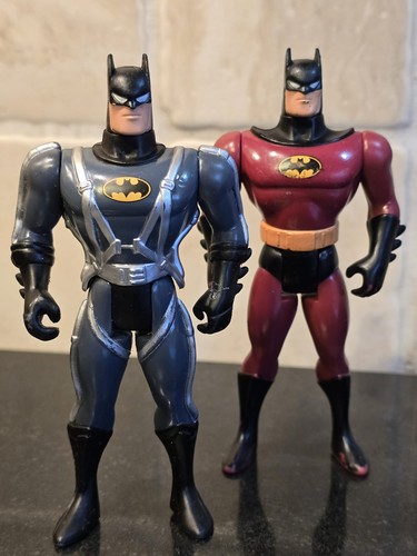 Batman maroon gold armor - batman,