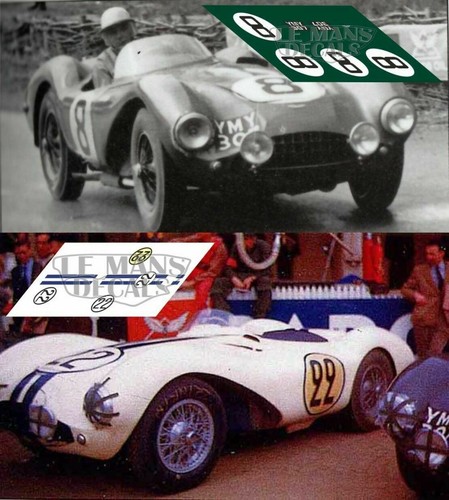 Decals aston martin - db3s, le