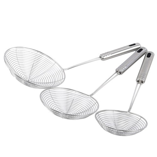Stainless steel oval - oval, skimmer