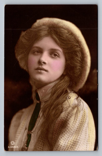 Postcard edwardian actress - edwardian,