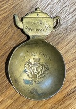 Vintage Jedburgh Brass Tea Caddy Spoon Scoop by Mento 