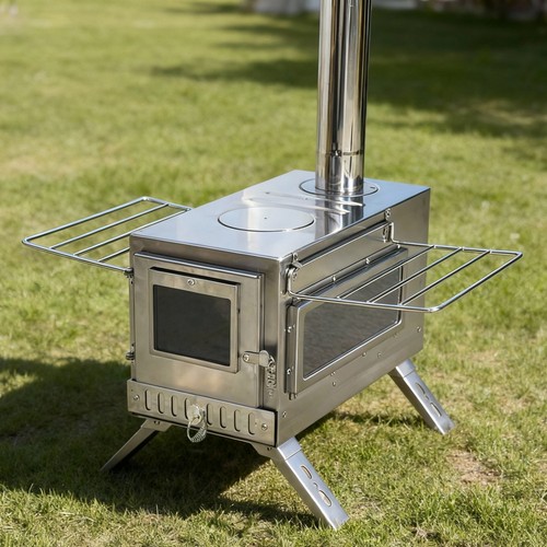 Wood burning stove large - wood,