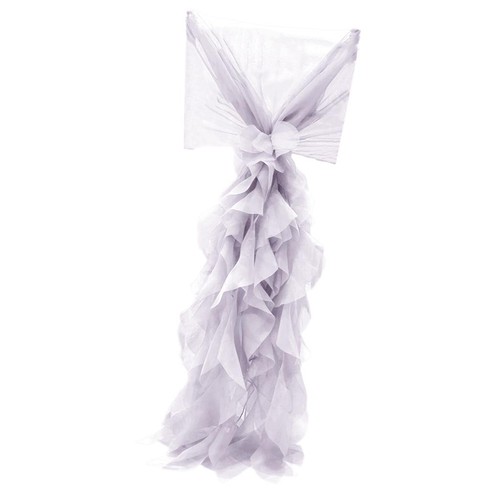 Chiffon hoods with ruffles - chiffon,