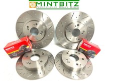 Front rear brake discs - front,