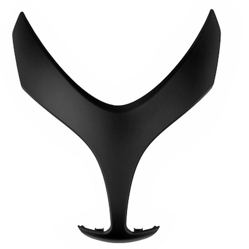 Satin black shield - satin,