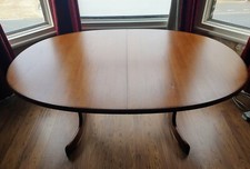 G Plan Fresco Vintage Mid Century Teak Extending Oval Dining Table. 6-8 person.