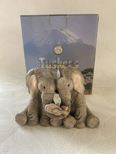 TUSKERS ELEPHANT  LOVE IS THE GREATEST GIFT OF ALL COLLECTABLE ORNAMENT BOXED