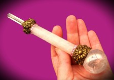 Crystal Heart Chakra wand