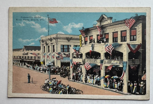 1920s postcard west palm - ca,