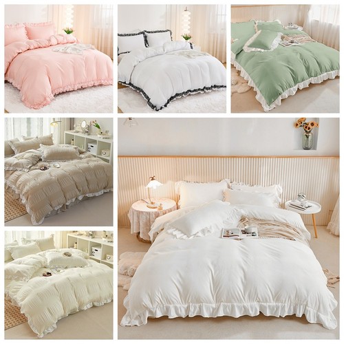 Luxury ruffle frill duvet - ruffle,