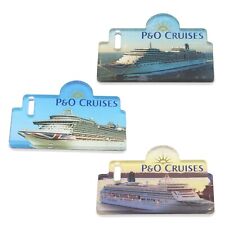 Official P&O Cruises Luggage Label Tags - Cruise Ships Aurora Arcadia Ventura
