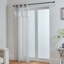 Sparkle Voile Eyelet Curtain